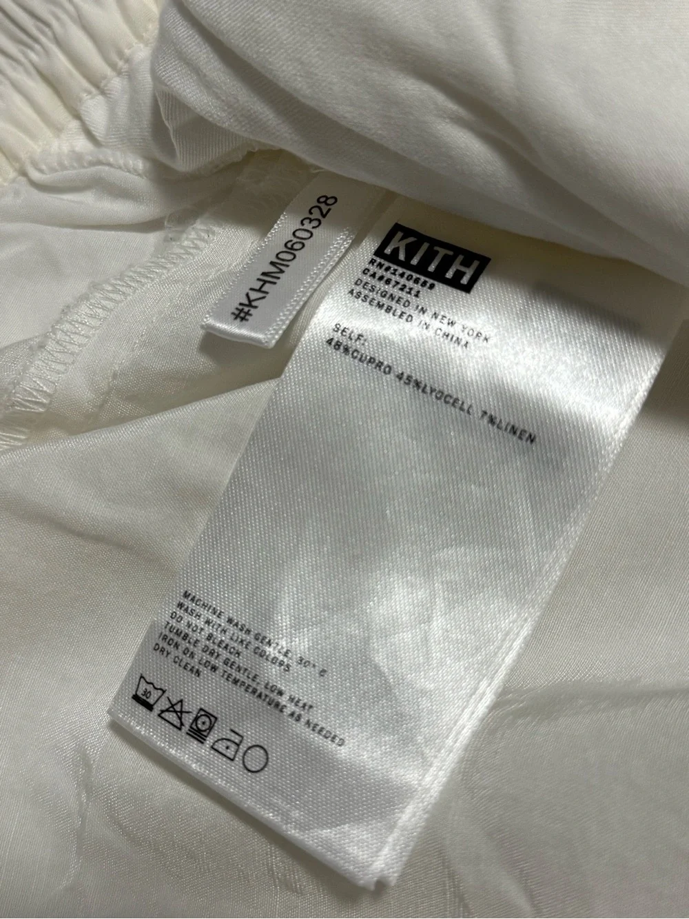 Kith Cupro Linen Cedar Short ‘Sandrift'